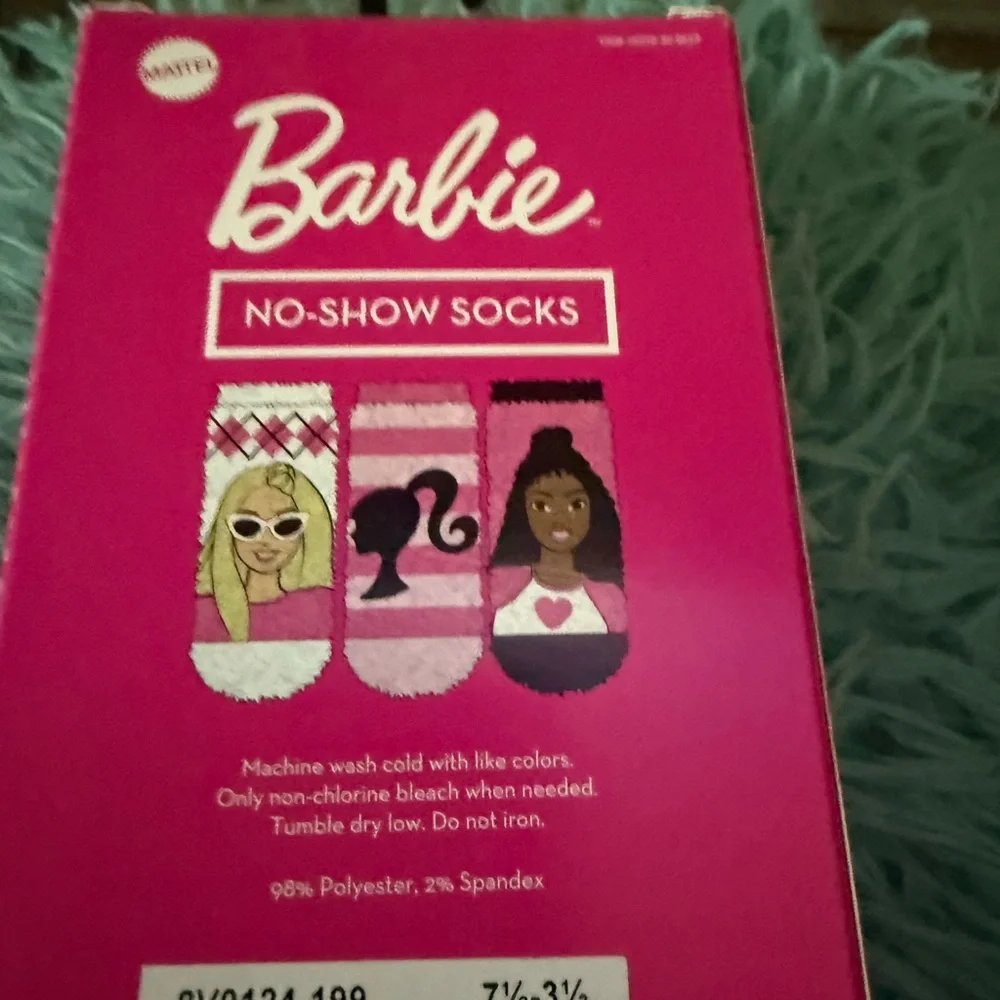 Barbie No-Show Socks Set